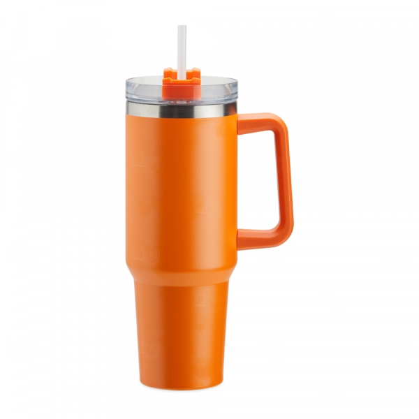 Caneca Térmica Personalizada - 1,2L Laranja