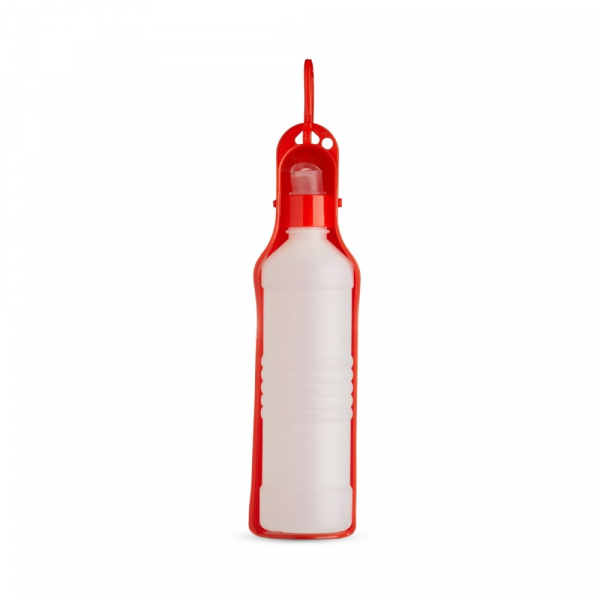 Garrafa Bebedouro Pet Personalizado - 420ml Vermelho