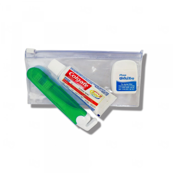 Kit Higiene Bucal Personalizado - 3 Peças Verde