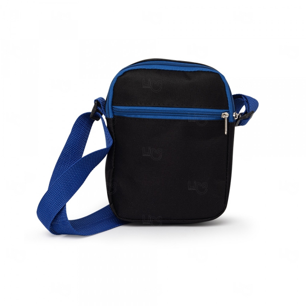 Bolsa de Ombro Nylon  Personalizada Azul Escuro