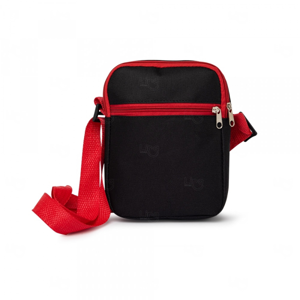 Bolsa de Ombro Nylon  Personalizada Vermelho