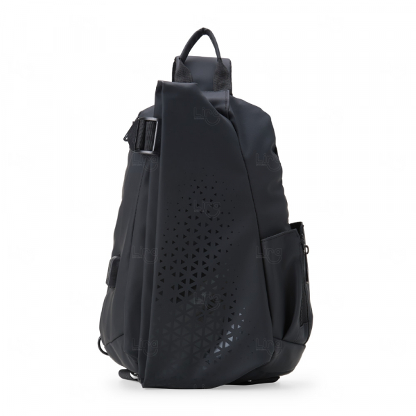 Mochila de Ombro USB Personalizada Preto