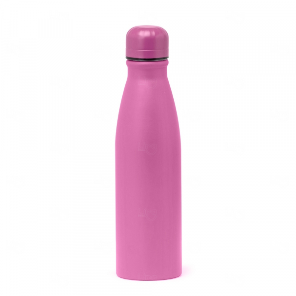 Garrafa Personalizada de Alumínio - 600ml Rosa