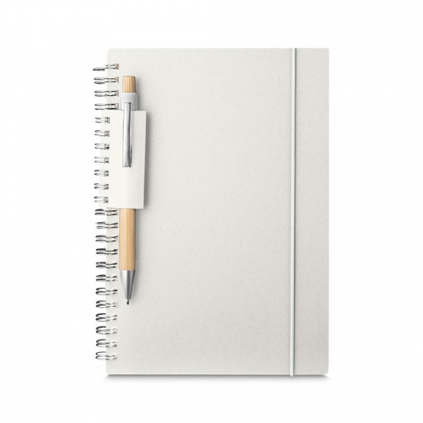 Caderno A5 Personalizado Papel Reciclado - 21 x 15 cm