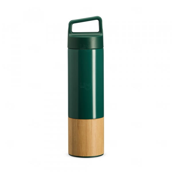 Garrafa Térmica Inox Personalizada - 550ml Verde