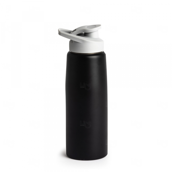 Squeeze Personalizada Inox - 880ml Cinza Claro