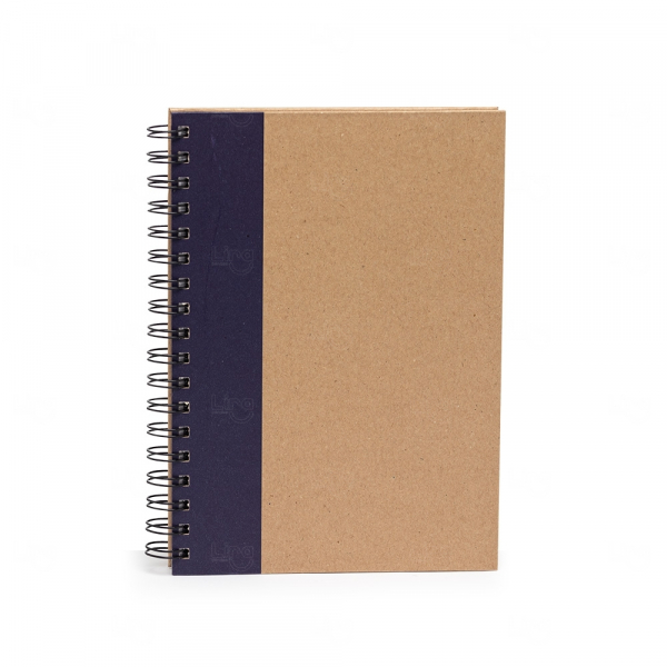 Caderno Personalizado Kraft - 23,7 x 17,9 cm