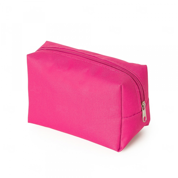 Necessaire Personalizada de Nylon Rosa Escuro