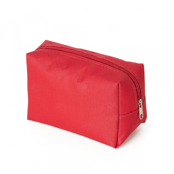 Necessaire Personalizada de Nylon Vermelho