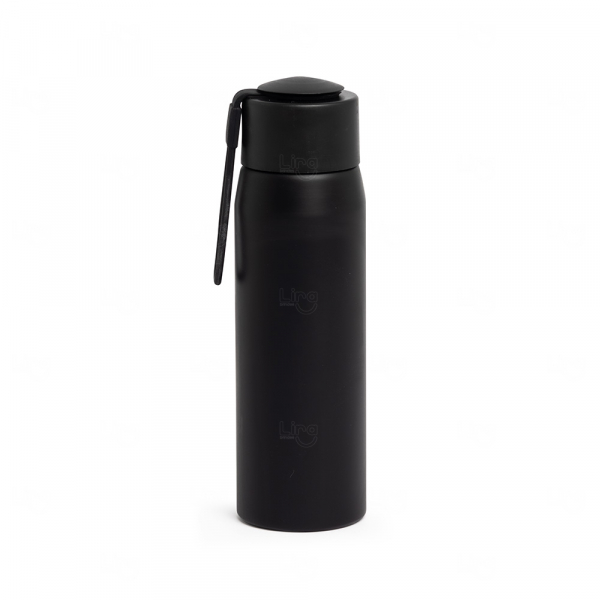 Garrafa de Alumínio Personalizado - 600ml Preto