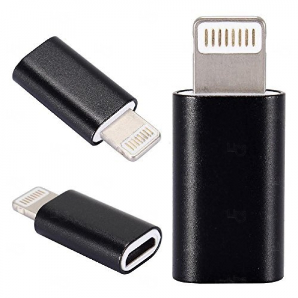 Adaptador Compatível Com iPhone 5/6/7/8/xr P/ Usb Tipo-c