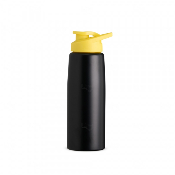 Squeeze Inox Personalizado 880ml Amarelo