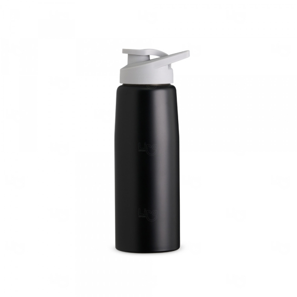 Squeeze Inox Personalizado 880ml Cinza