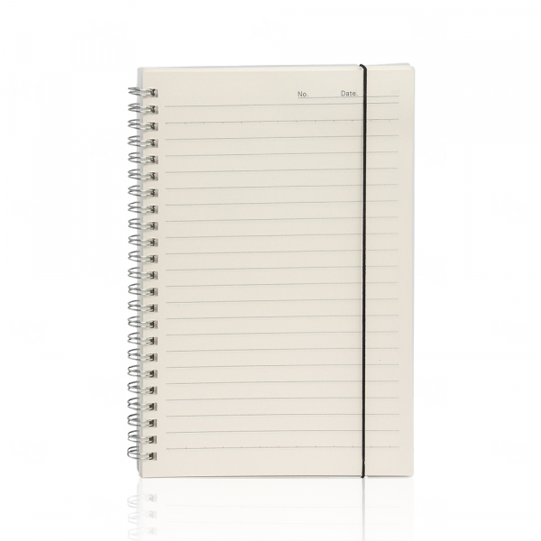 Caderno A5 Plástico - Personalizado Transparente