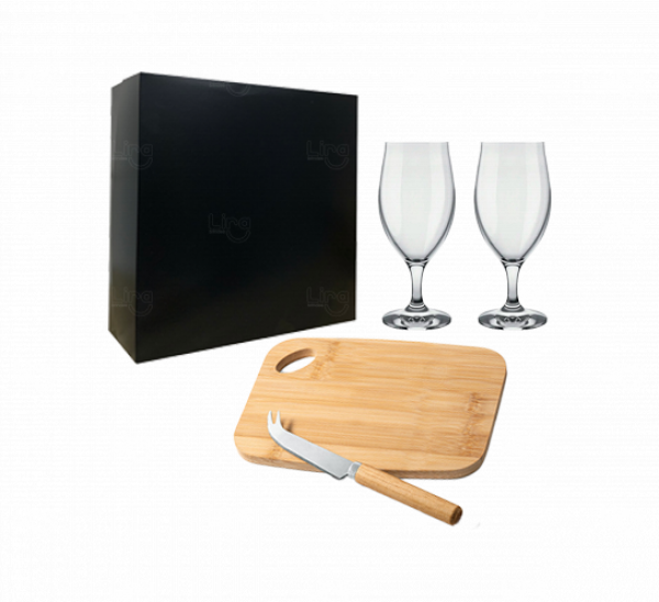 Kit Queijo e Cerveja 4 Peças - Personalizado