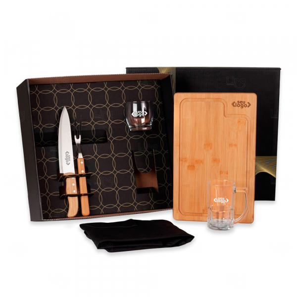 Kit Churrasco / Cerveja / Whisky 6 Pçs - Personalizado