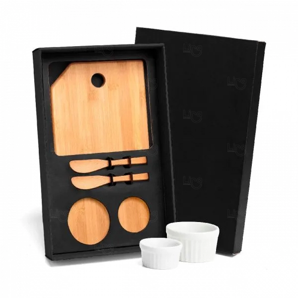 Kit Petisco 5 Pçs - Personalizado Bambu