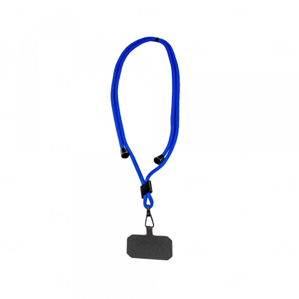 Cordão de Pescoço para Celular Personalizado Azul