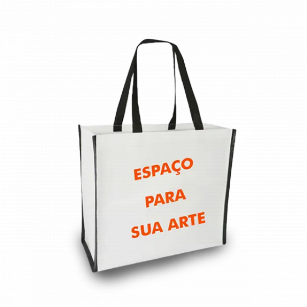 Sacola Ecólogica Personalizada Rafia - 35,0 x 25,0cm