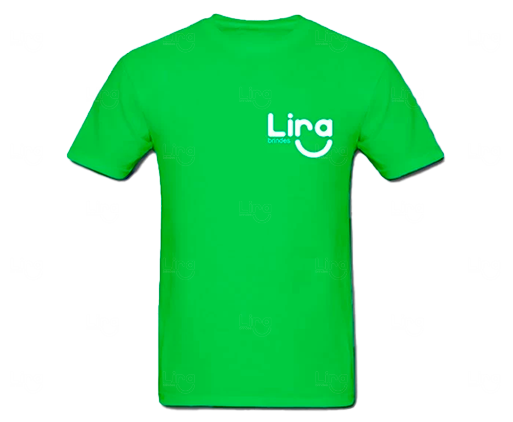 Camiseta Algodão Personalizada Verde