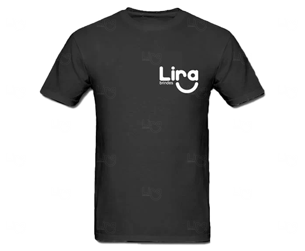 Camiseta Algodão Personalizada Preto