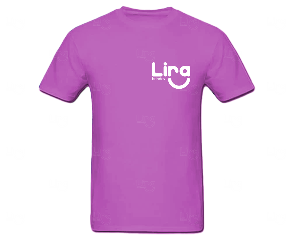 Camiseta Algodão Personalizada Roxo