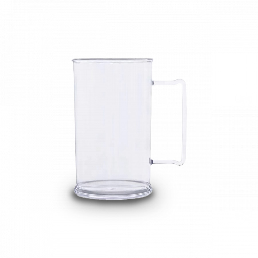 Caneca De Chopp Personalizada - 500ml (Leitosa ou Cristal) Transparente