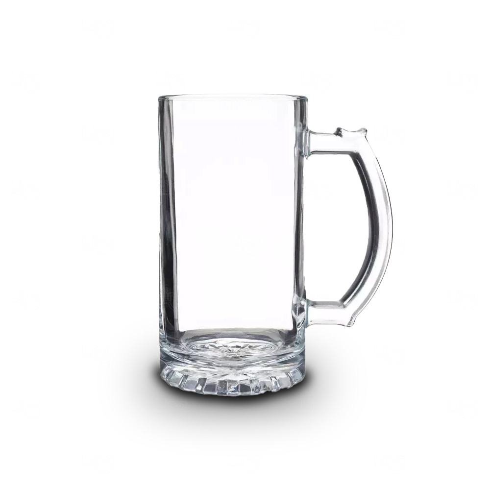 Caneca Personalizada De Chopp De Vidro - 475ml Transparente