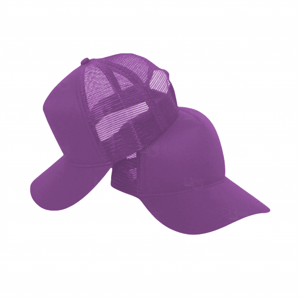 Boné Trucker Personalizado - Uma Cor Roxo