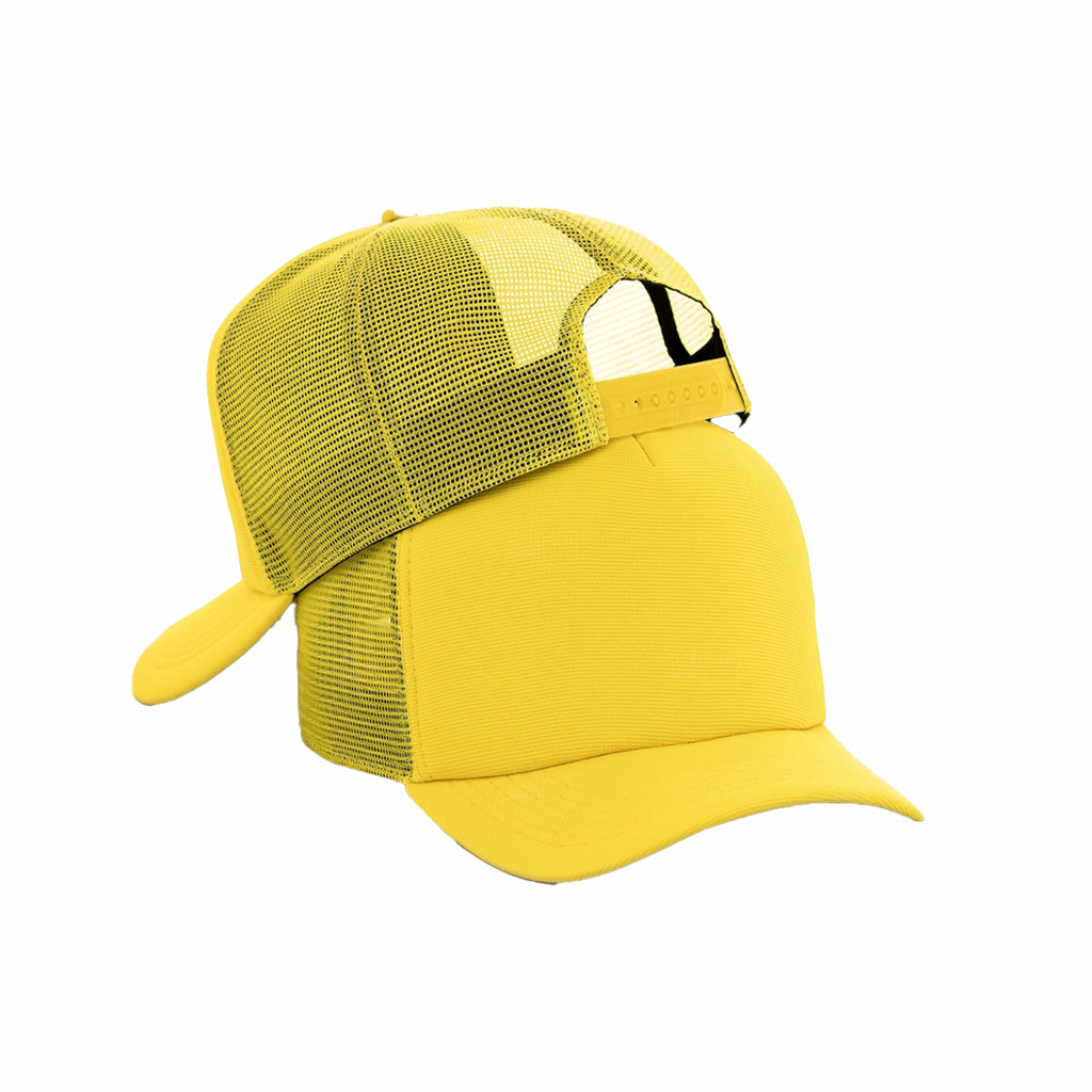 Boné Trucker Personalizado - Uma Cor Amarelo