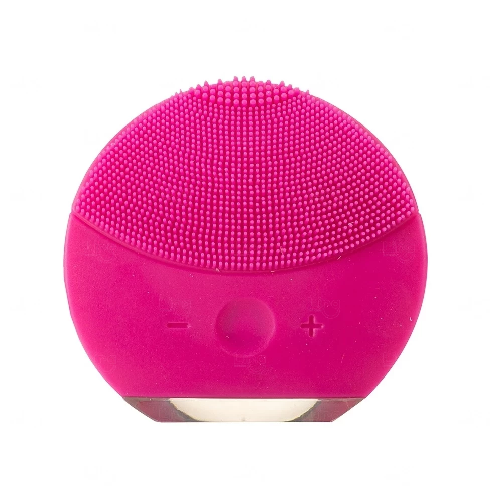 Massageador e Limpador Facial Personalizado Elétrico Rosa Escuro