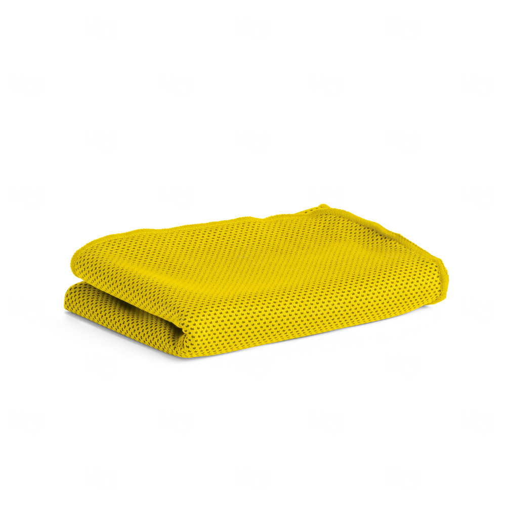 Toalha Personalizada Esportiva - 80x30 cm Amarelo