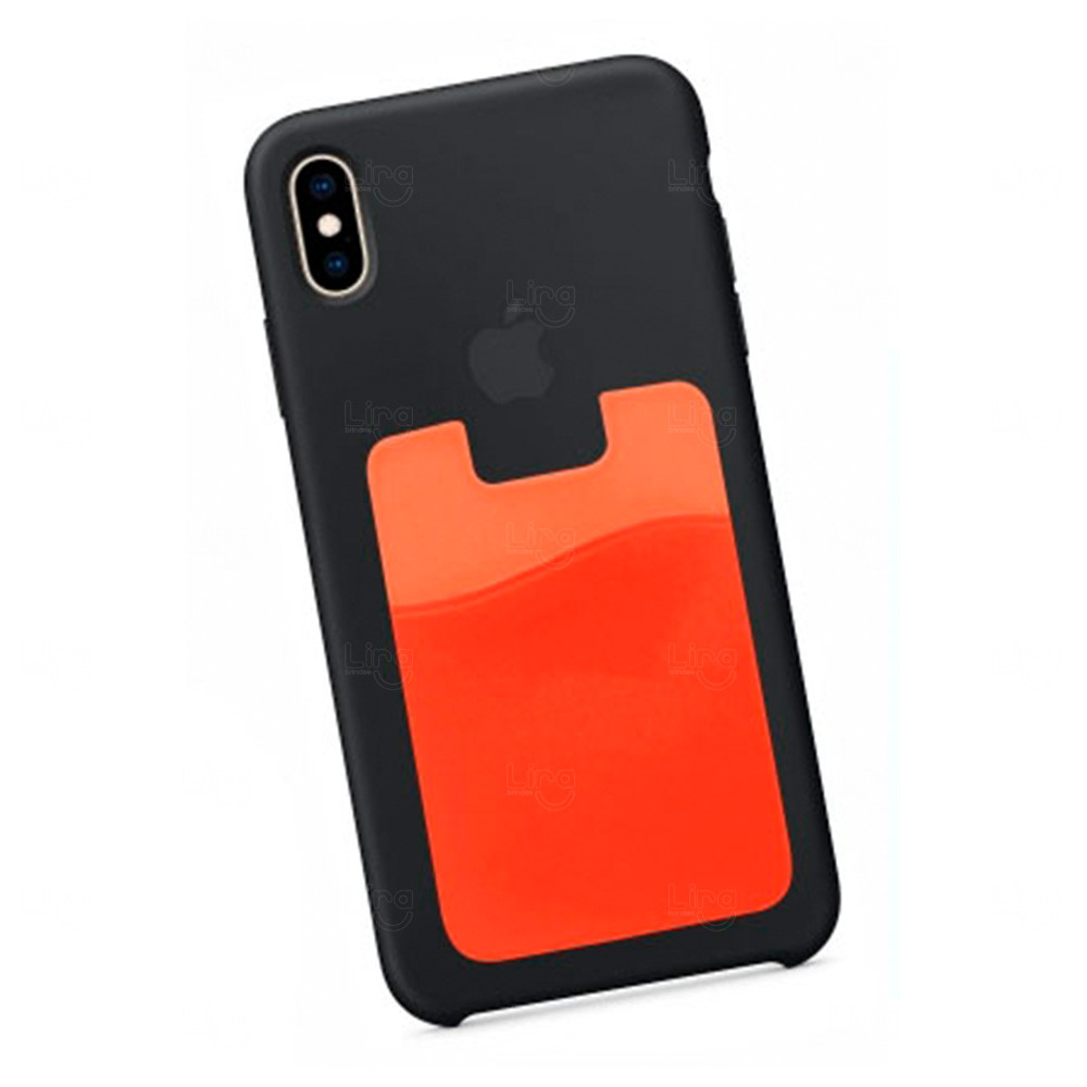 Porta Cartão Celular Personalizado Silicone 