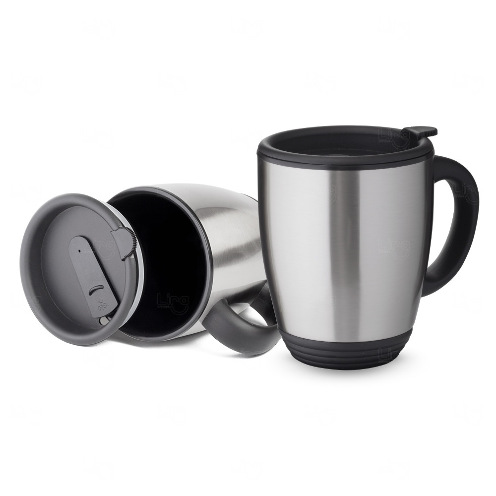 Caneca Inox Personalizada - 470ml 