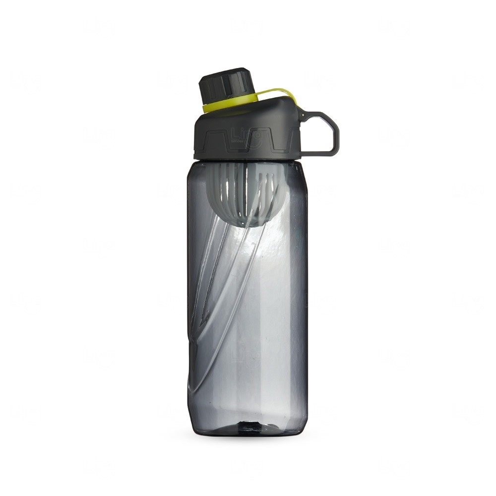 Squeeze Plástico Personalizado - 800ml Preto