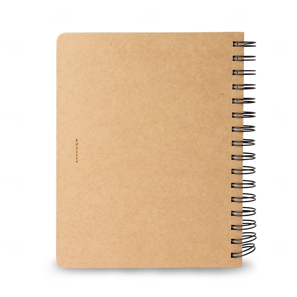 Caderno Personalizado em Kraft c/ Caneta - 21,2 x 17,6 cm 