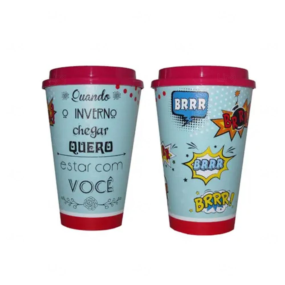 Copo de Fibra De Arroz In Mold Label Personalizado - 550ml 