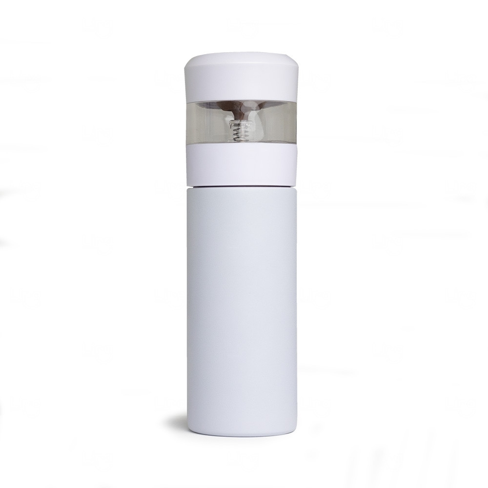 Garrafa Térmica Inox Personalizada - 350ml Cinza