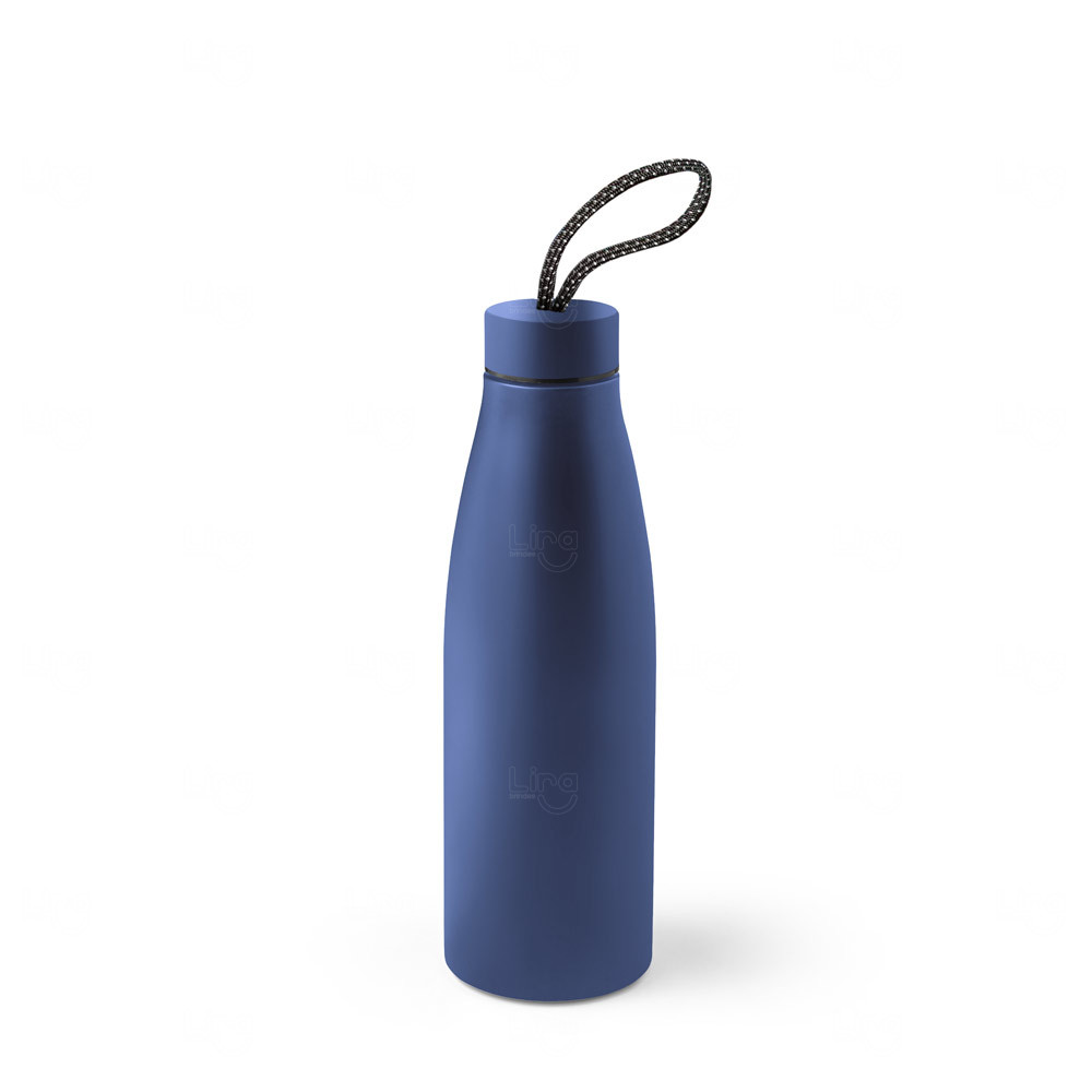 Squeeze em aço inox Personalizado  710 mL Azul