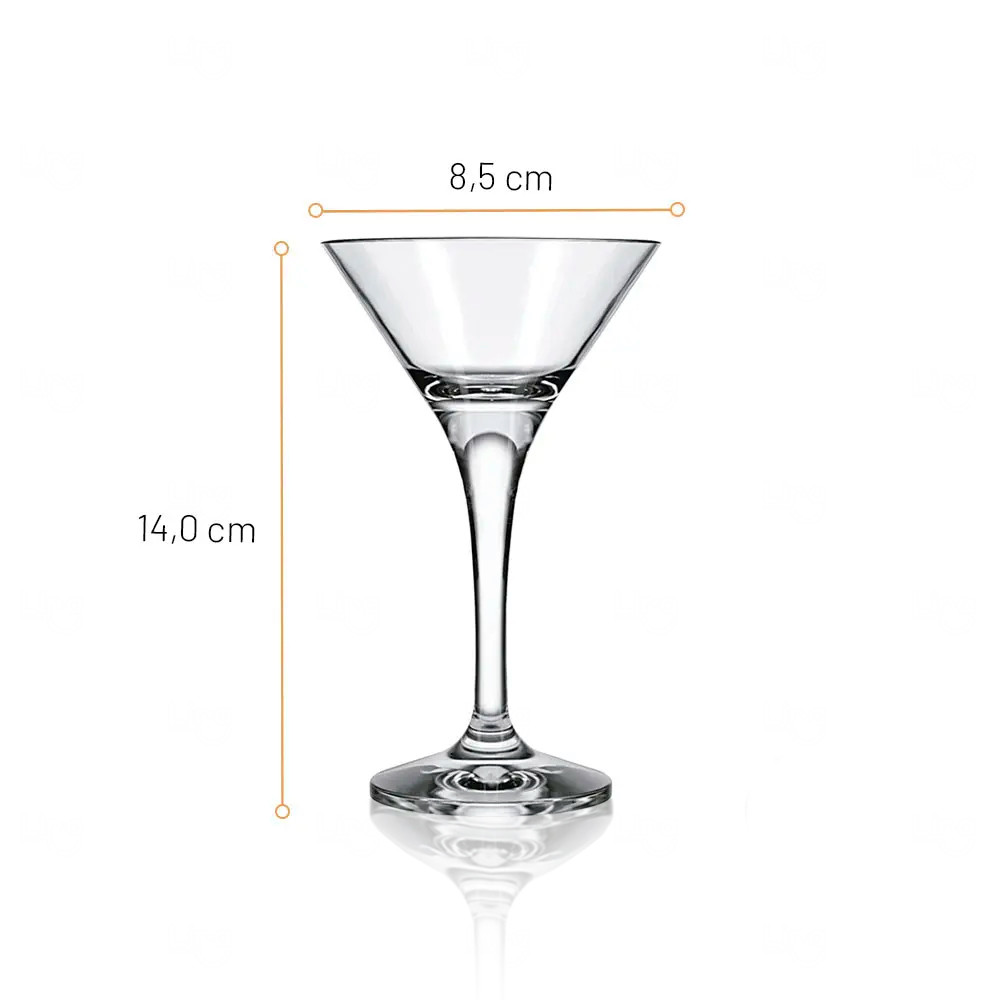 Taça de Vidro para Mini Martini 100ml - Personalizada 