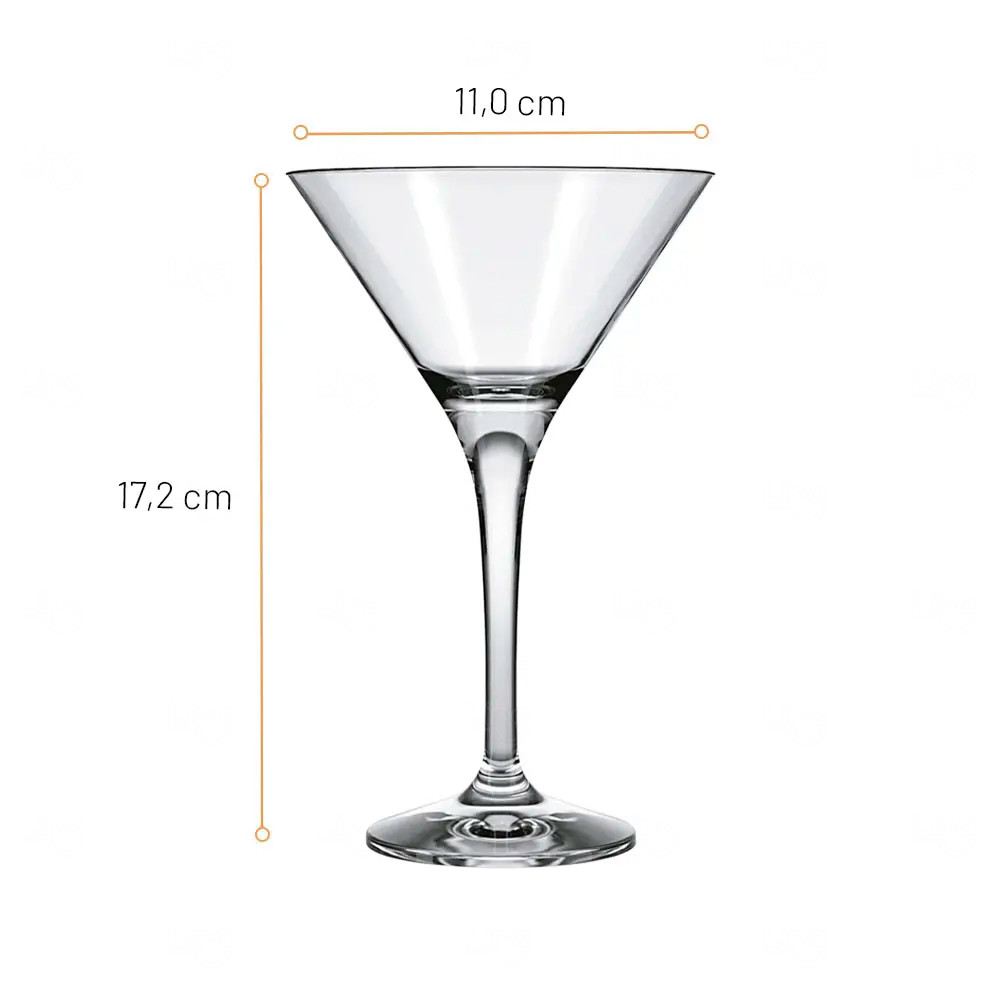 Taças de Vidro para Martini  250ml Personalizadas 