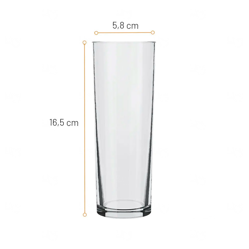 Copos Cylinder Tubo 300 ml - Personalizados 