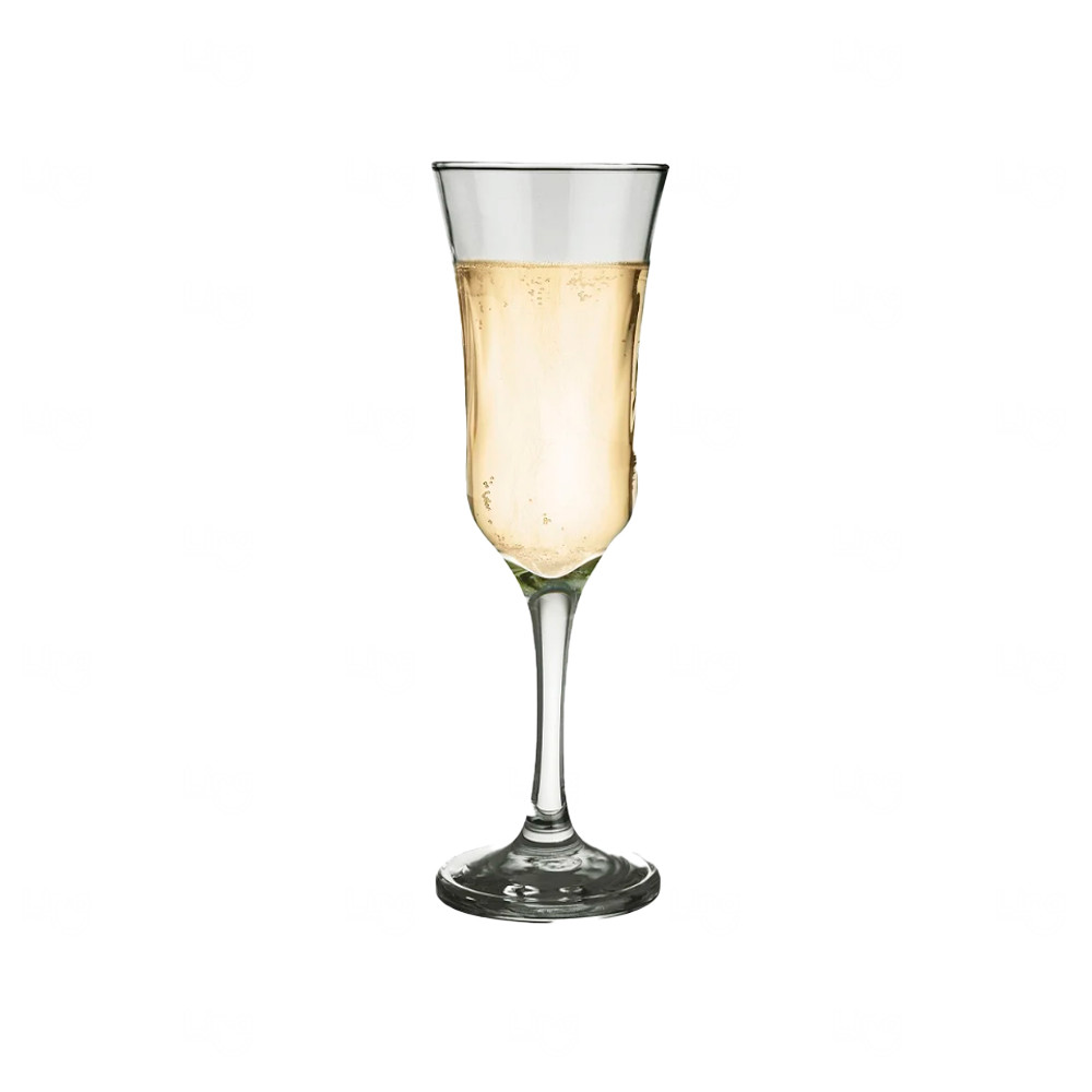 Taça de vidro para Champagne 195ml - Personalizada 