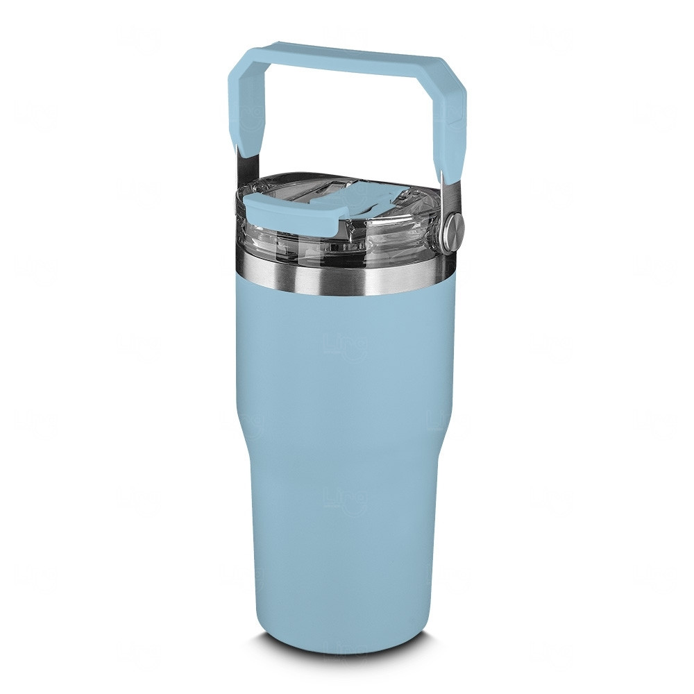 Copo Térmico Inox Personalizado - 650ml Azul