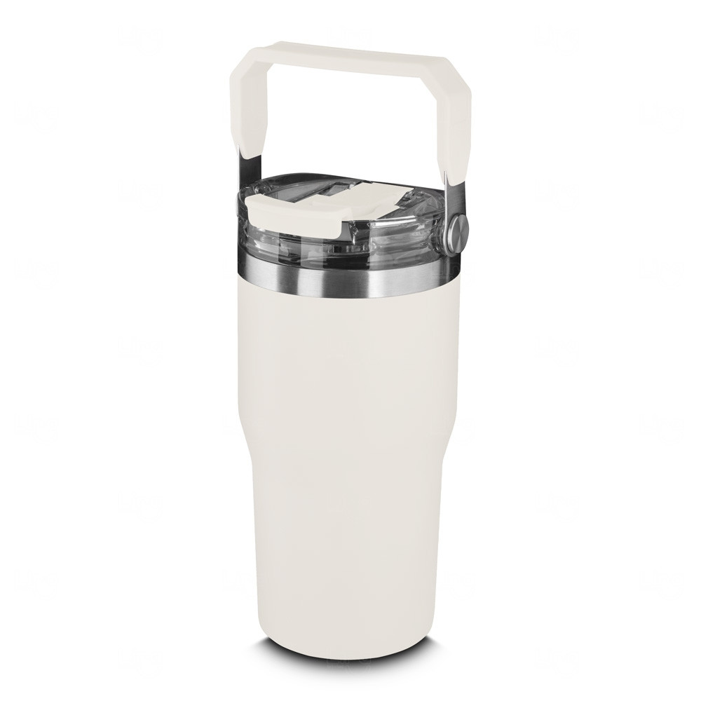 Copo Térmico Inox Personalizado - 650ml Branco