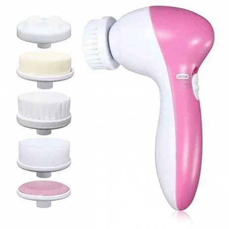 Massageador Facial e Corporal Personalizado - 5 em 1 Rosa