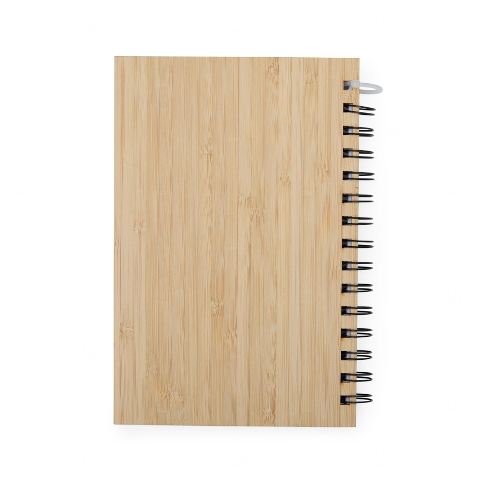 Caderno A5 Bambu Personalizado - 20,9 x 13,9 cm 